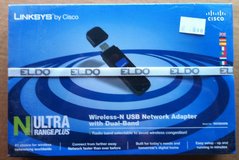 Linksys Wireless-N USB Network Adapter w/Dual Band NIB in Stuttgart, GE